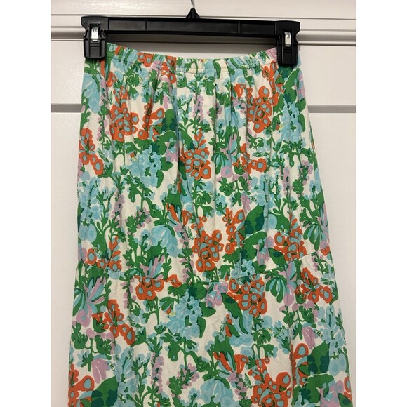 Lilly Pulitzer Strapless Jersey Knit Maxi Dress Size XS Colorful Beach Casual - Picture 5 of 6